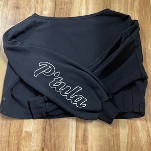 P’tula Karla Cropped Sweatshirt - Classic Black XL